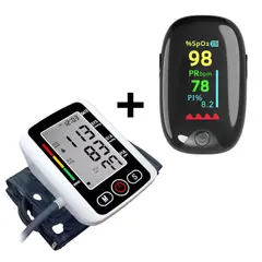 GENERICO - Combo Tensiometro Digital de Brazo + Oximetro Digital