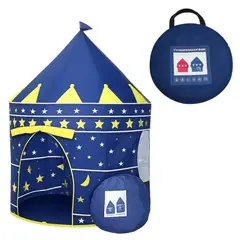 OEM - Carpa Infantil Castillo Mágico De Juegos Camping Niños Azul