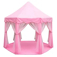 OEM - Carpa Infantil Armable Grande Castillo Mágico De Juegos Camping Niños Rosa