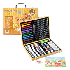 OEM - Set Artes Pintura Dibujo Capibara Capibhara Niños Kit Pintura 82pcs