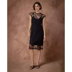 PATPRIMO - Vestido Para Mujer M/C Corto Negro #30171101
