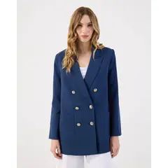 PATPRIMO - Chaqueta Para Mujer Blazer Color Azul Marca #30080593