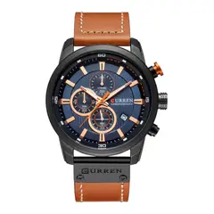 CURREN - Reloj 8291 Cafe Fondo Azul