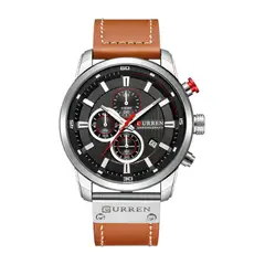 CURREN - Reloj 8291 Cafe Fondo Negro