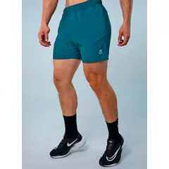 NO RULES - Pantaloneta Ajustada Verde Esmeralda