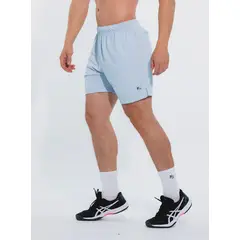 NO RULES - Pantaloneta Ajustada Hive Azul Bebe