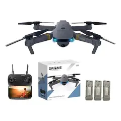 OEM - Juguete Drone Dron Control Remoto Dual Mini Cámara HD Triple Bateria