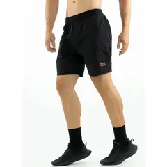 NO RULES - PANTALONETA CROSS TRAINING NEGRA 30 LOGO 3D