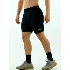NO RULES - PANTALONETA CROSS TRAINING GRIS OSCURO 30