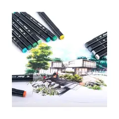 TOUCH - Kit Marcadores Doble Punta X 168 Piezas Escritorio