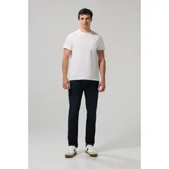 KOAJ - Jean straight leg bota recta azul intenso con tiro baj Hombre