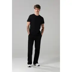 KOAJ - Pantalón unicolor jogger con bota recta y 2 bolsillos Hombre