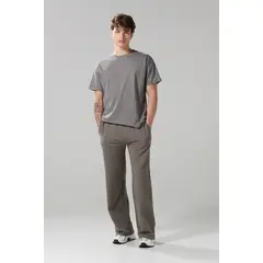 KOAJ - Pantalón unicolor jogger con bota recta y 2 bolsillos Hombre