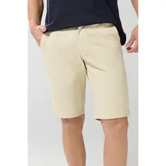 KOAJ - Bermuda de dril unicolor con tiro bajo y bolsillos Hombre