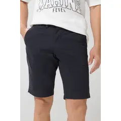 KOAJ - Bermuda de dril unicolor con tiro bajo y bolsillos Hombre