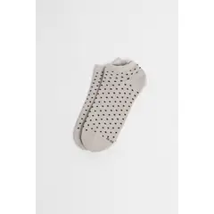 KOAJ - Medias tobilleras unicolores con puntos en contraste Hombre