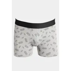 KOAJ - Bóxer en algodón brief-medio gris de Star Wars Hombre