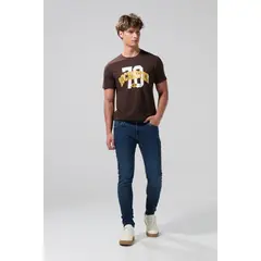 KOAJ - Jean skinny azul oscuro ceñido tiro bajo con bolsillos Hombre