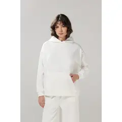 KOAJ - Buzo unicolor oversize perchado con bolsillo y capota Mujer