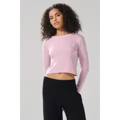 KOAJ - Camiseta manga larga rosada con diseño de My Melody Mujer