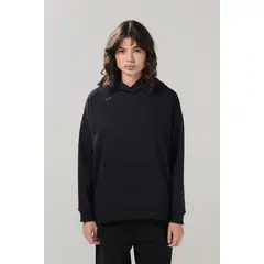 KOAJ - Buzo unicolor oversize perchado con bolsillo y capota Mujer