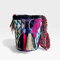 GENERICO - Mochila Bolso Wayuu Talla L