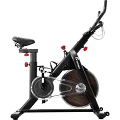 CENTURFIT - Bicicleta Spinning Estatica 10kg Rueda Inercia Cardio Negra