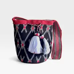 GENERICO - Mochila Bolso Wayuu Talla L