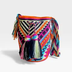 GENERICO - Mochila Bolso Wayuu Talla L