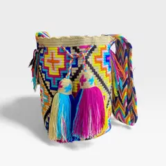 GENERICO - Mochila Bolso Wayuu Talla L