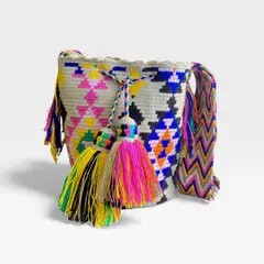 GENERICO - Mochila Bolso Wayuu Talla L