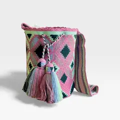 GENERICO - Mochila Bolso Wayuu Talla L