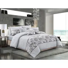 SIRENITAS - Juego de sabanas Sencilla Semi Doble Queen King Blanco Monterrey