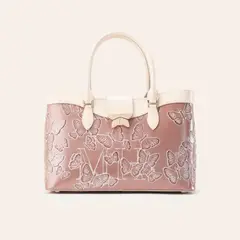 MARIO HERNANDEZ - Tote Carlota Blush Mariposas