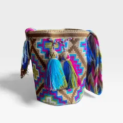 GENERICO - Mochila Bolso Wayuu Talla L