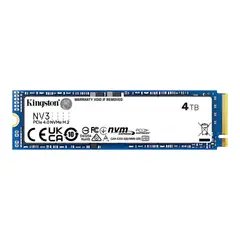 KINGSTON - SSD NVMe 4TB NV3 PCI Express 4.0 con Rendimiento Superior y Capacidad Extensa