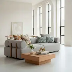 22 GRADOS DECORACION - Sofá Kemet 195cm x 90cm Tela