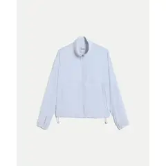 ATMOS - Chaqueta Rompevientos Con Elástico En Inferior Para Mujer Gris