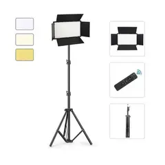 GENERICO - Lámpara LED Fotográfica Profesional + Trípode Y Control de Brillo Ajustable