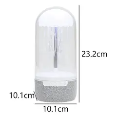 MILOPTS - Lámpara Velador Medusa Luces LED RGB Parlante USB Bluetooth
