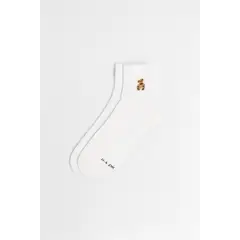 KOAJ - Medias cortas unicolores con diseño de osito Mujer