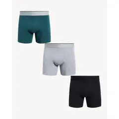 SEVEN SEVEN - Boxer X3 De Hombre Fleat Seamer Seven Color Negro #45000382