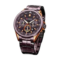 CURREN - Reloj 8399 Vinotinto
