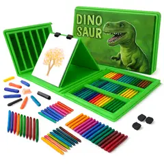 OEM - Set Artes Pintura Dibujo Niños Kit Pintura Artedibujo Creativo 208pcs Verde