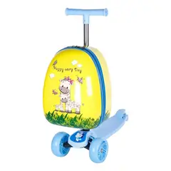 XIONG CHENG - Scooter Patineta Para Niños Monopatin INCLUYE EQUIPAJE IMPERMEABLE