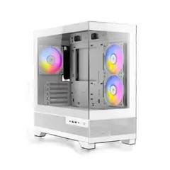 GENERICO - Chassis PC Antec CX500M Blanco con Vidrio Templado y Sistema ARGB de Alto Rendimiento
