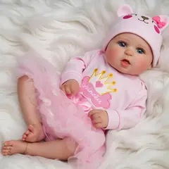 GENERICO - Bebe Reborn Muñeca Cuerpo Algodon Niña renacida