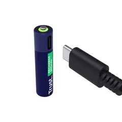 TRUST - Baterías Recargables tipo C 2 pilas - AAA