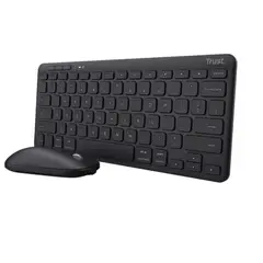 TRUST - Combo Inalambrico Lyra teclado y mouse multidispositivo Recargable