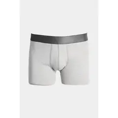 KOAJ - Bóxer gris brief-medio con cintura en contraste Hombre